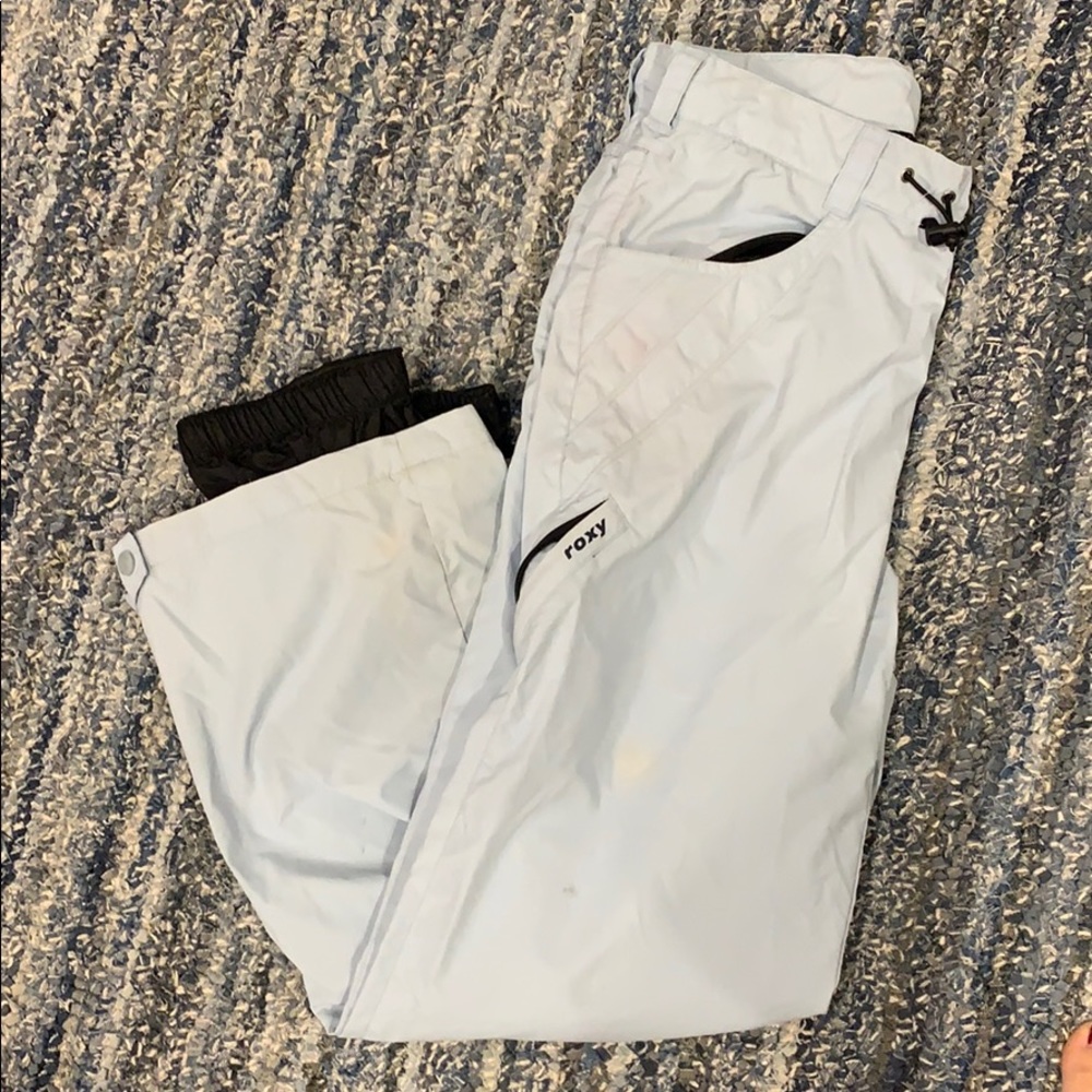 Roost women’s snow pants size small light blue